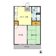 パークサイドハウス Bの間取り画像