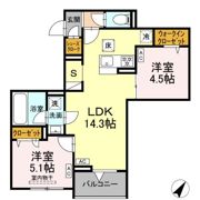 セレスティア東尾久Ⅱの間取り画像