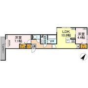 セレスティア東尾久Ⅱの間取り画像