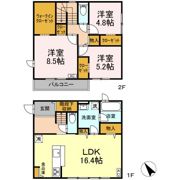 メゾン妻田 Aの間取り画像