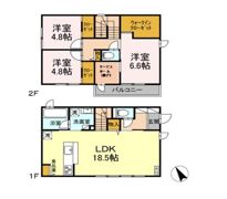 メゾン妻田 Eの間取り画像