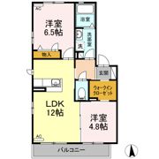 クレール メゾン 西棟の間取り画像