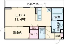 イーストプレイス須屋の間取り画像