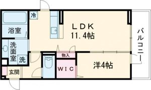 イーストプレイス須屋の間取り画像