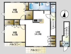 T－houseの間取り画像