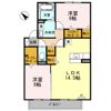 パシオーネB棟の間取り画像