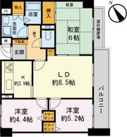 カーラホーチカタノの間取り画像
