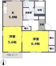 メゾン ド ボヌールの間取り画像