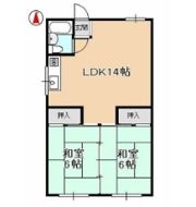 コーポ大地の間取り画像