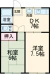 ハイツ川東の間取り画像