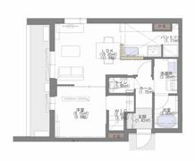 プレミアス大濠西の間取り画像