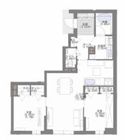 プレミアス大濠西の間取り画像