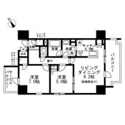 レジディア町屋の間取り画像