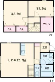 エルセレッソ弐番館の間取り画像