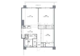 テングッド西新eastの間取り画像