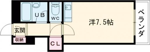 シャトレビルの間取り画像