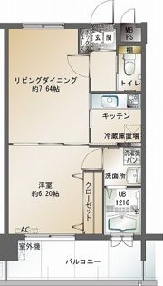 エンクレスト天神南Ⅲの間取り画像