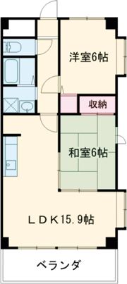 KASUGAハイツの間取り画像