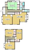 貝津町貸家の間取り画像