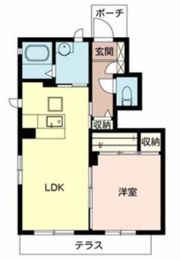 MAST COURT 下滝野 B棟の間取り画像