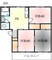 メゾンエコーの間取り画像