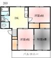 メゾンエコーの間取り画像
