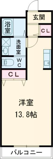 エスタイル白鷺の間取り画像
