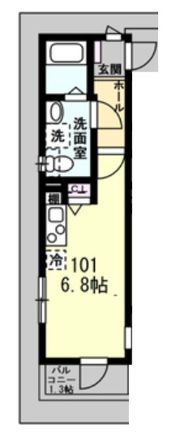 T＆FレジデンスⅥの間取り画像