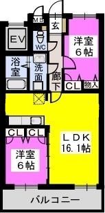 ツインヒルズの間取り画像