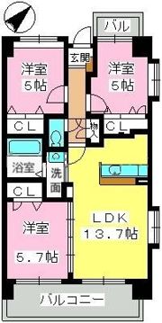 フェニックス福岡南の間取り画像