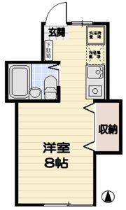 クラブハウス戸越の間取り画像