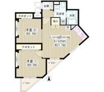 ジーリョ自由が丘の間取り画像