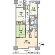 ヒルズシンフォニア北浦和の間取り画像