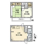 東習志野テラスハウスの間取り画像