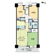 ライオンズガーデン新小岩の間取り画像