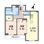 メープルガーデンの間取り画像