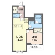 エクラ プラティニの間取り画像