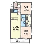 武蔵屋の間取り画像