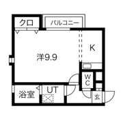 シングルの間取り画像