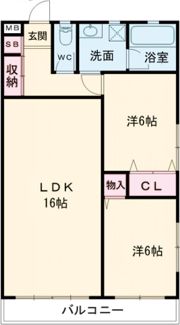 ALOHA山手の間取り画像