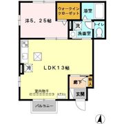 プレステージ Ⅱの間取り画像