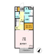シャルム Bの間取り画像