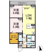 セレスティア羽沢 A棟の間取り画像