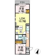 セレスティア鷺宮Ⅱの間取り画像
