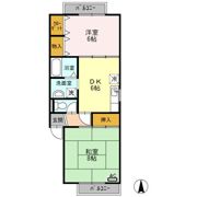 MEGUハイツの間取り画像