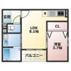 ALEGRIA泉佐野鶴原Northの間取り画像