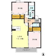ファミーユたちばなⅡの間取り画像