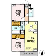 ノーヴェル奥田の間取り画像