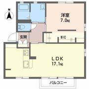 ディアス馬見塚 Bの間取り画像