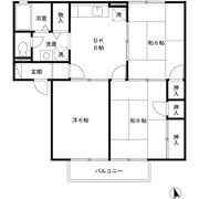 レジデンス西村 B棟の間取り画像